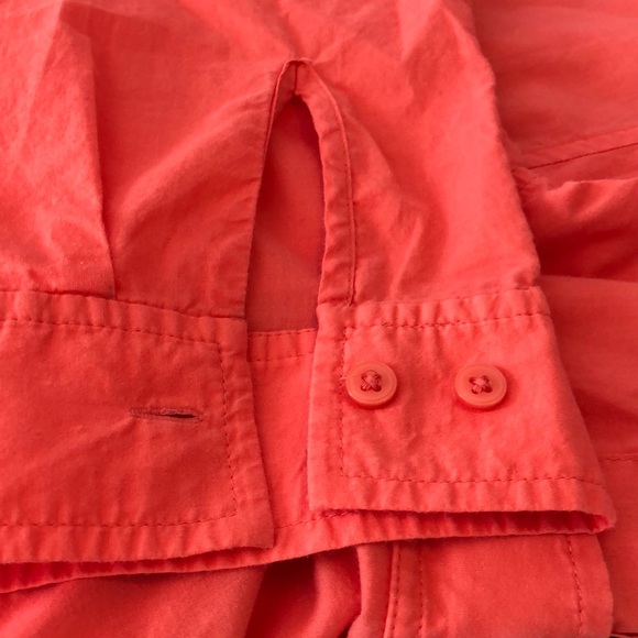 Light Orange Button Down Shirt - Picture 5 of 6